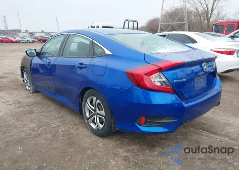 2016 Honda Civic Lx from USA, damaged, VIN 19XFC2E52GE035772